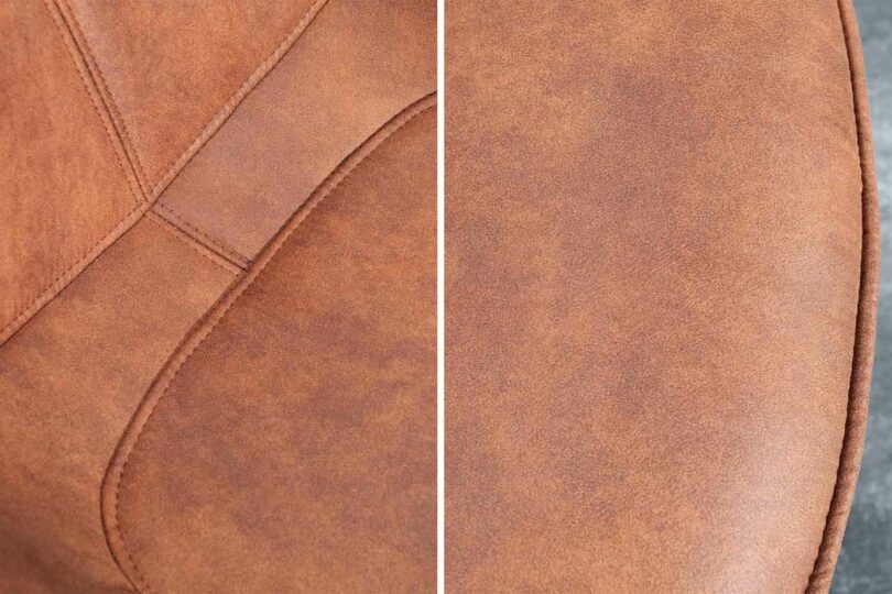 Aspect de la microfibre brun antique