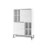 Meuble buffet haut design / Blanc laqué mat