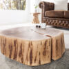 Table basse design bois massif d'Acacia