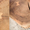 Table basse design bois massif d'Acacia