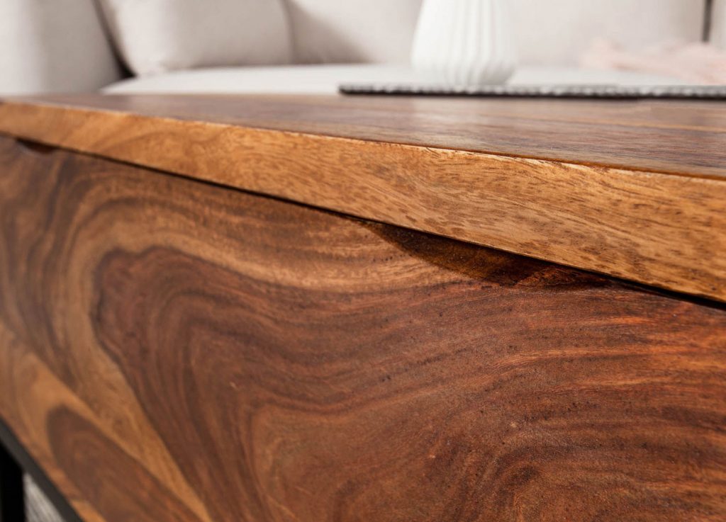 Table basse rectangulaire plateau relevable