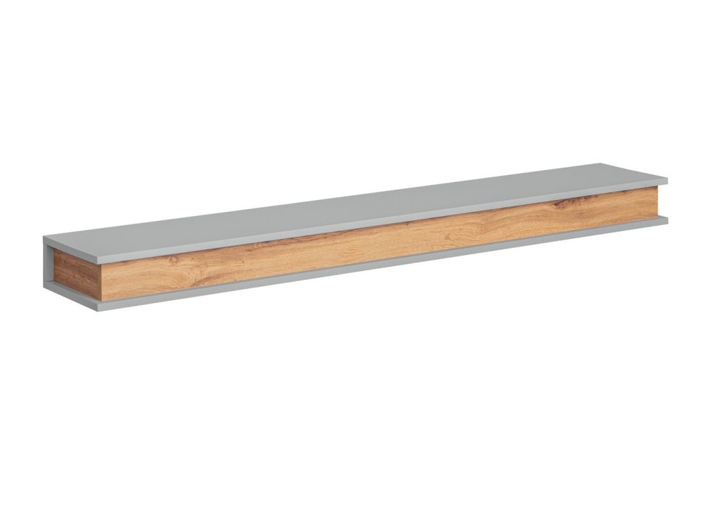 Ensemble meuble télé gris perle et chêne Oak