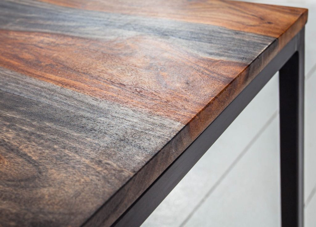 Tables basses encastrables carrées en bois