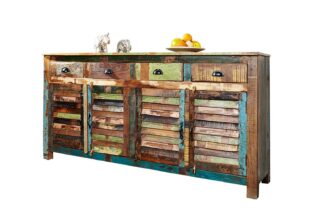 buffetportesenboisrecyclécoloré