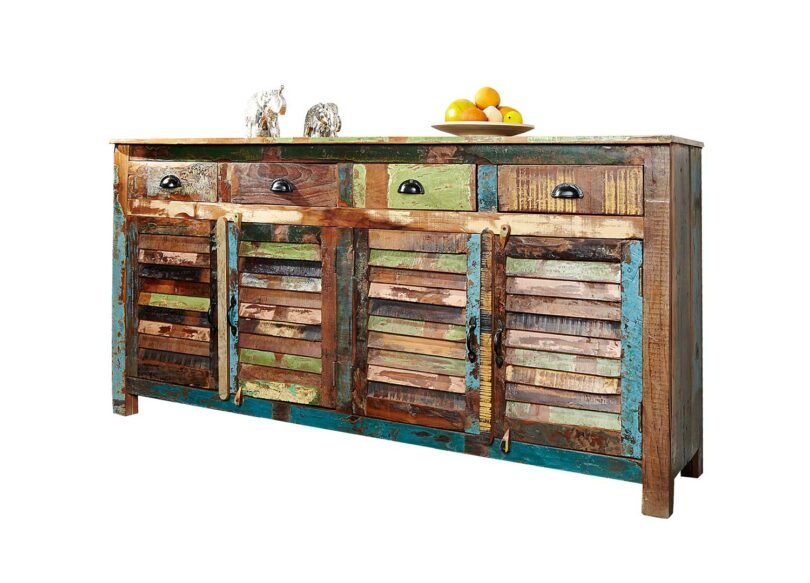 buffetportesenboisrecyclécoloré