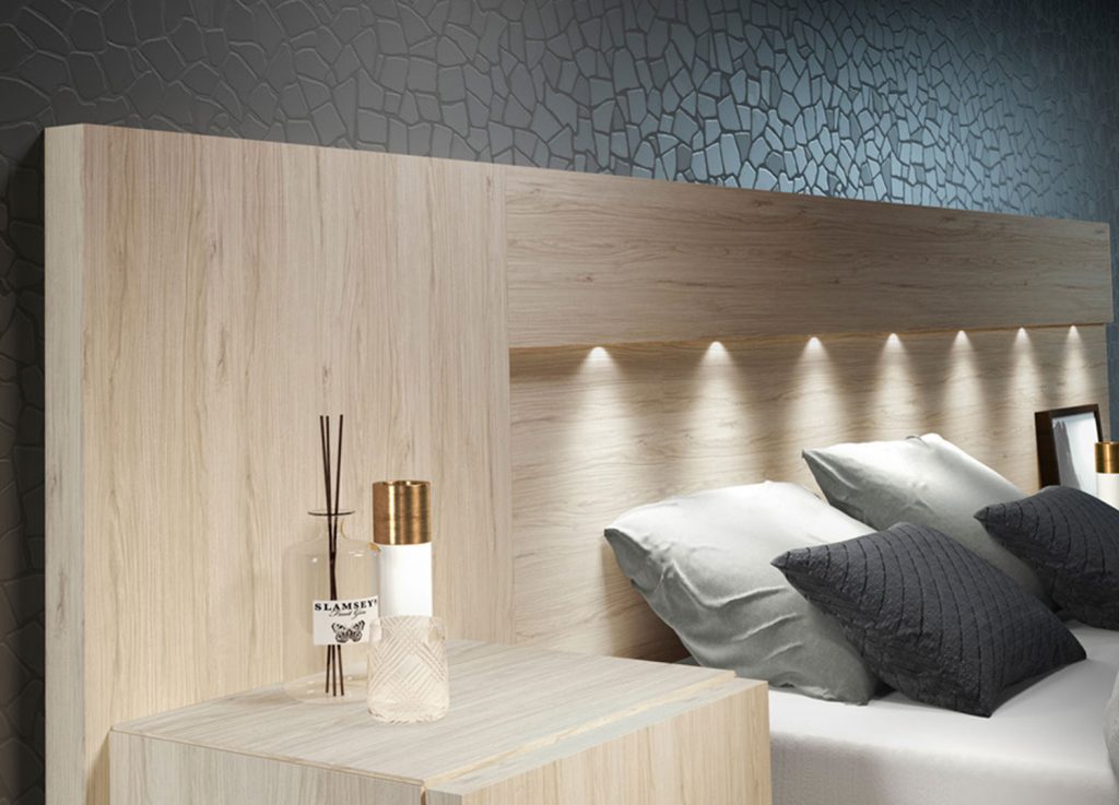 Lit suspendu adulte / Tête de lit LED