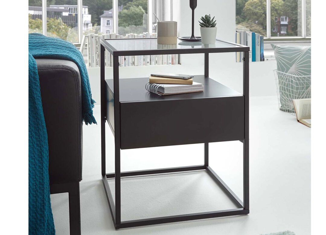 Table d'appoint noire