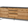 Buffet bois gris anthracite laqué design