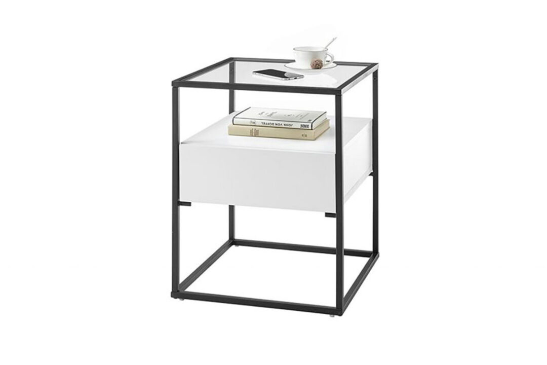 Table d'appoint blanche