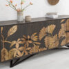 Buffet bois massif avec ornement design