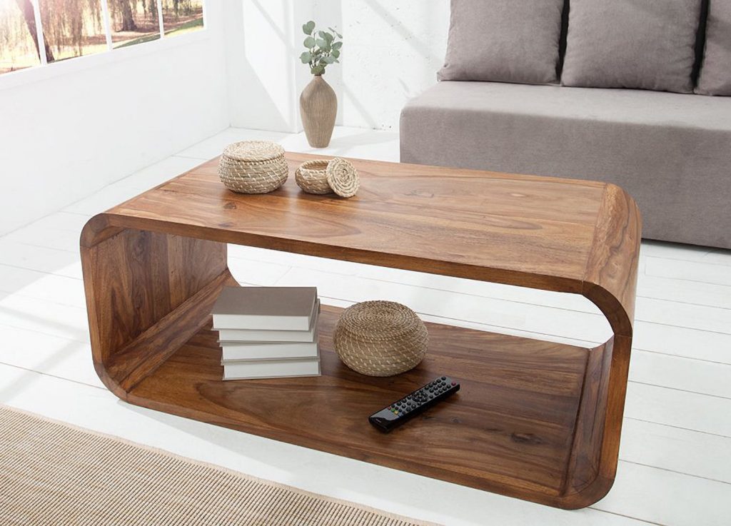Table de salon bois massif de Sésham