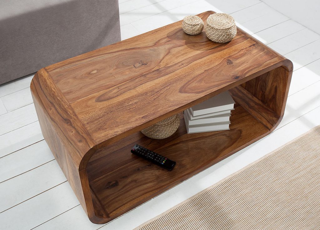 Table de salon bois massif de Sésham