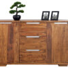 Meuble buffet bois massif sésham vernis