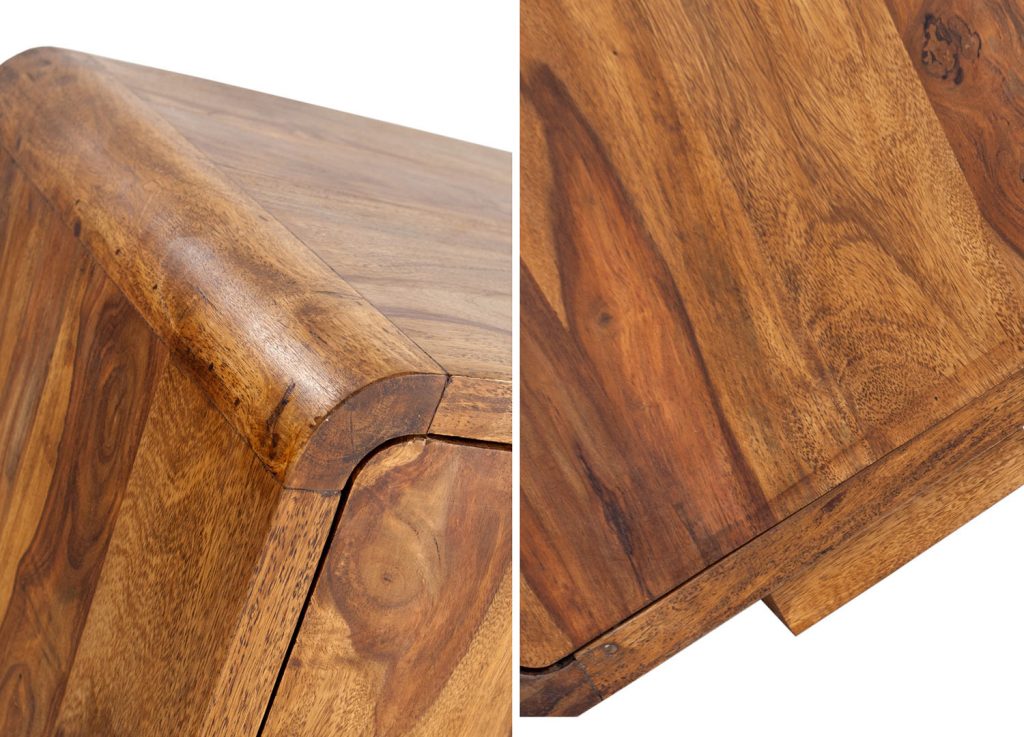 Meuble buffet bois massif sésham vernis