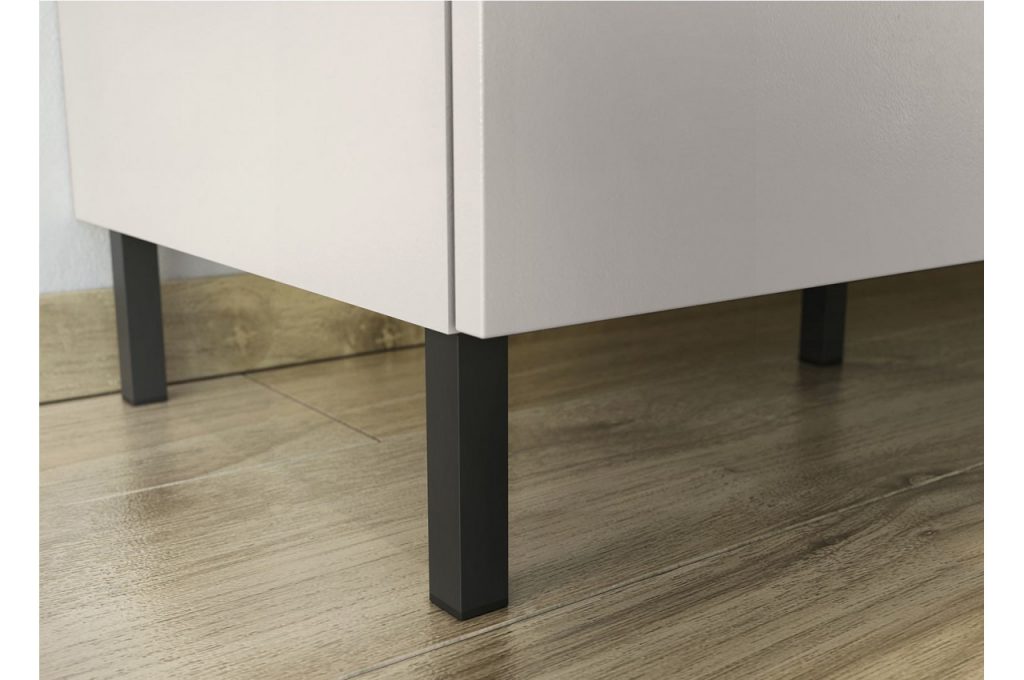 Long buffet en bois blanc design