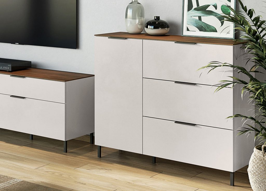 Grande commode de rangement contemporaine