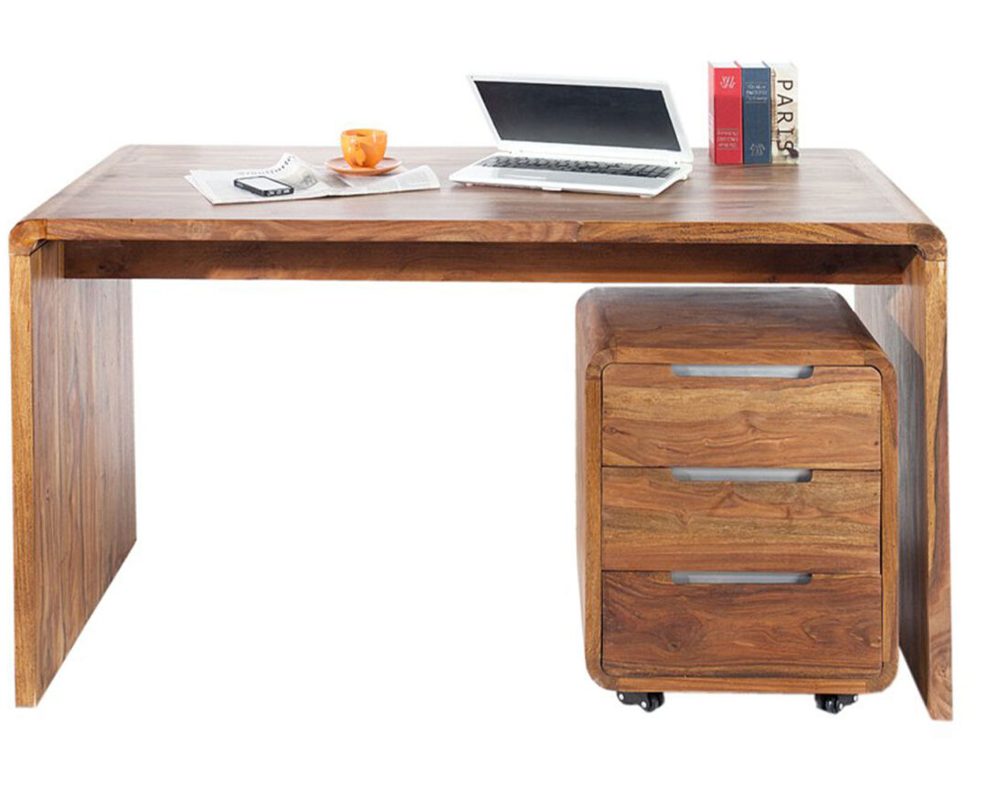 Bureau En Bois De Ch ne Massif Naturel De 110cm bureau-en-bois-de-ch-ne-massif-naturel-de-110cm