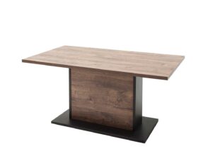 table à manger pied moderne et contemporain décor chêne foncé