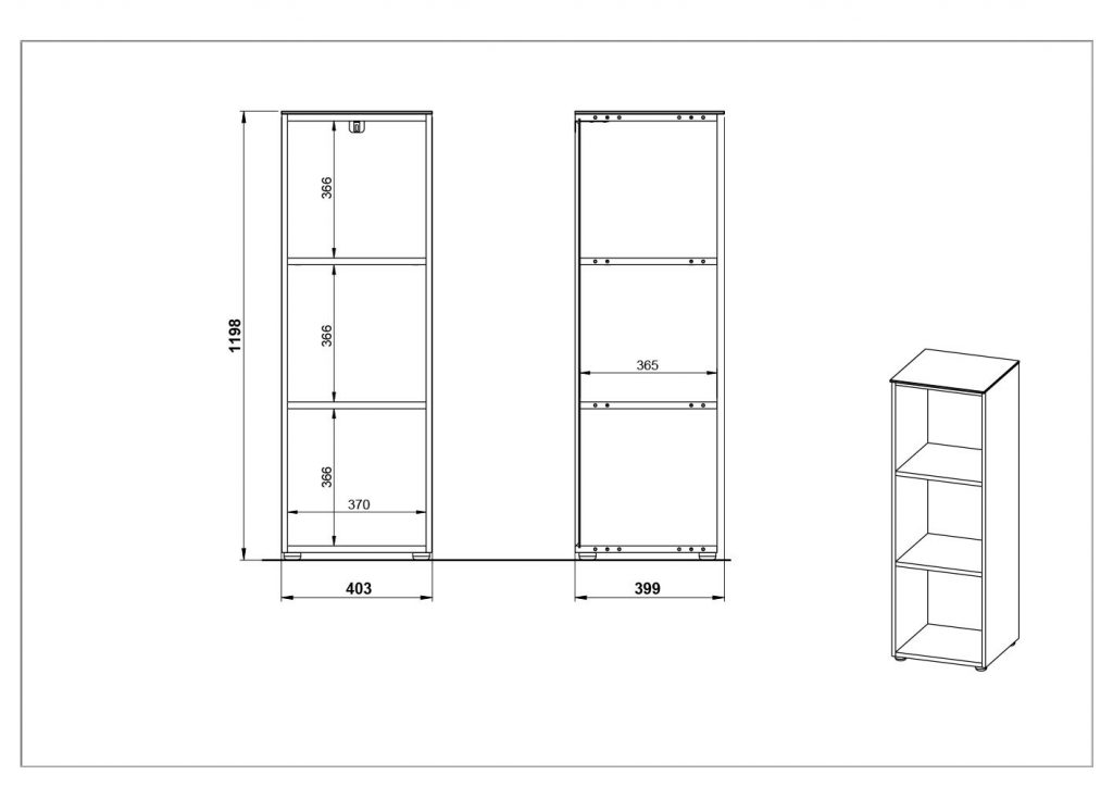 Étagère haute pour bureau