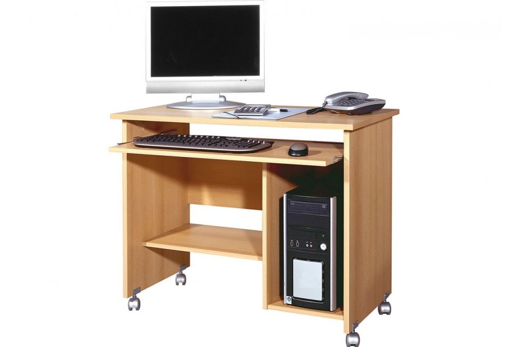 Bureau compact avec rangement design