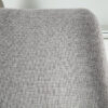 Chaise de bureau coque grise scandinave