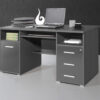 MEUBLE BUREAU MODERNE GRIS