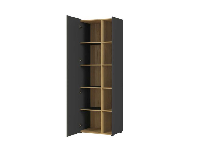 armoire haute compartiment ouvert