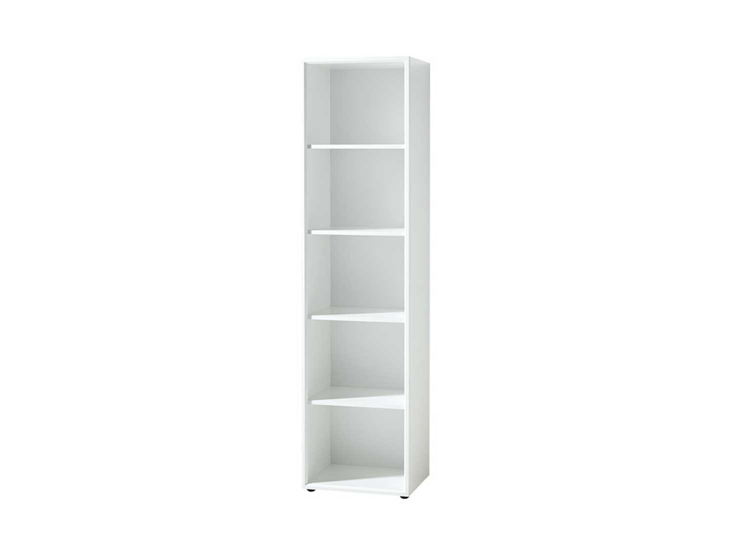 VOWNER Étagère manga design Blanche, 5 étagères, 10 espaces de rangement 