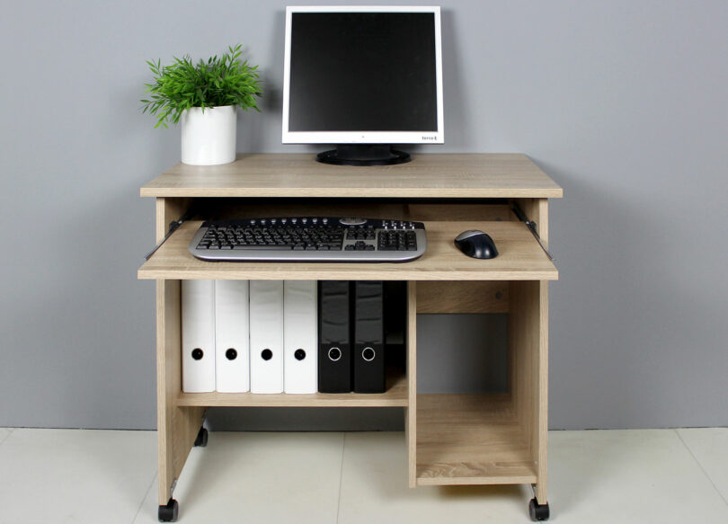 petit bureau avec rangement pas cher