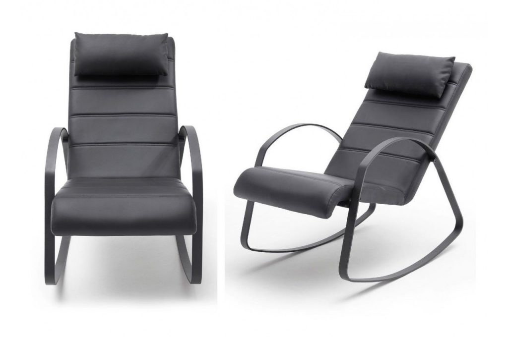 Rocking chair adulte coloris noir