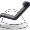 Rocking chair adulte coloris noir