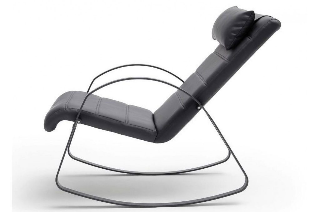 Rocking chair adulte coloris noir