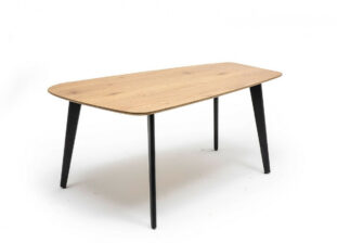 Table à manger plateau en bois original