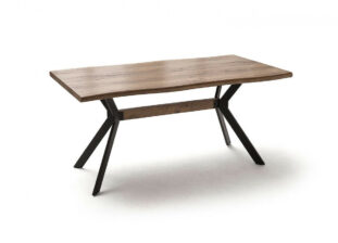 Table à manger plateau en bois original