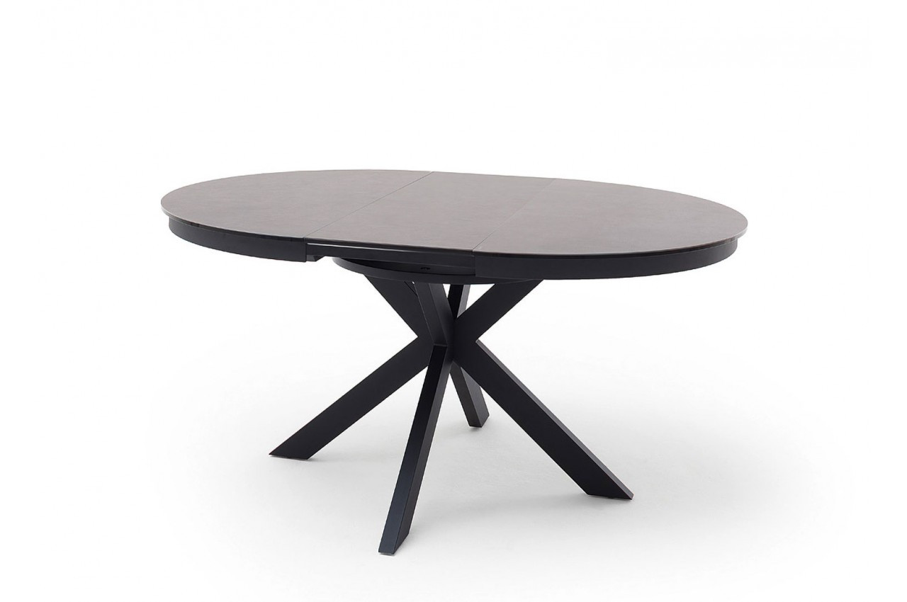 Table de repas en céramique extensible ronde design