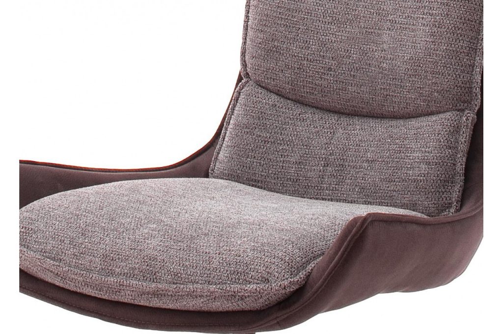 Chaise de salle à manger pivotante en tissu pas chère
