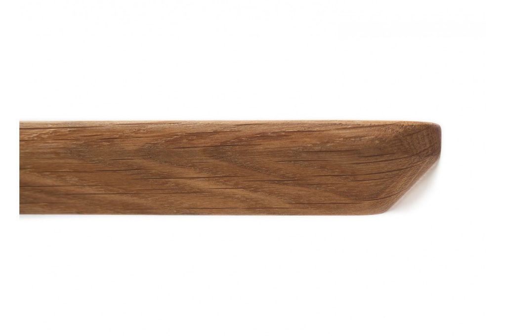 Table repas bois massif et métal noir contemporaine