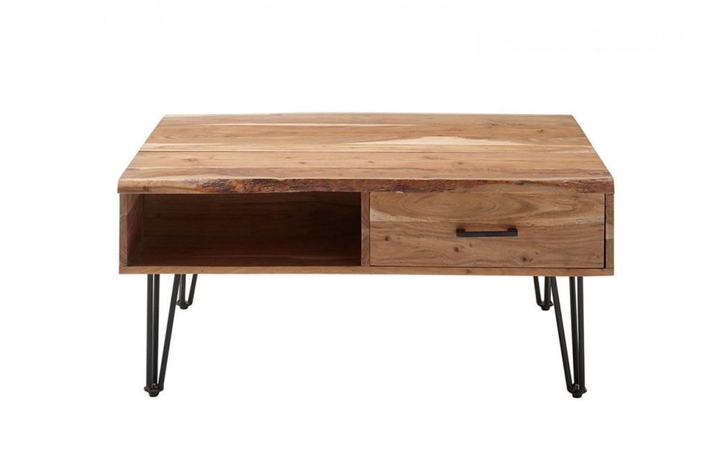 Table basse créative en bois massif