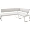 Banc en simili cuir blanc - Blanc