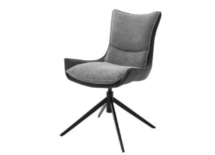 Chaise gris anthracite en tissu