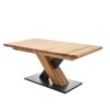 table de repas en bois massif extensible - Chêne sauvage