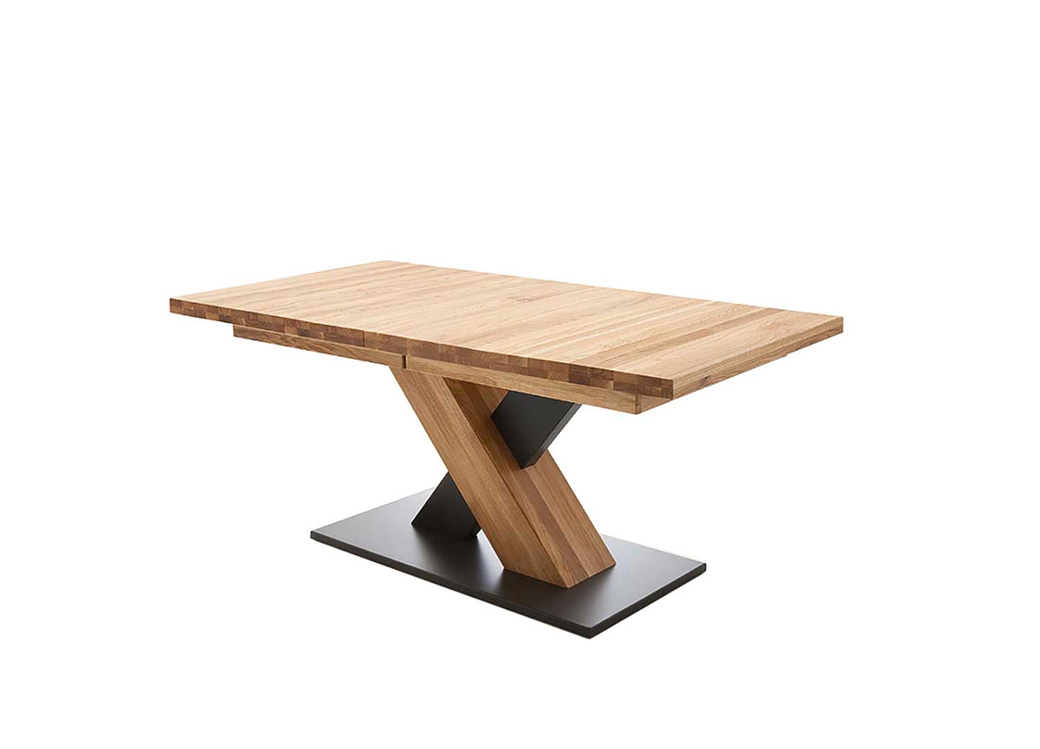Can withstand Generosity apologize Table de salle à manger rectangulaire en bois massif extensible