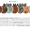 Bois massif unique