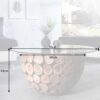 Dimensions de la table basse ronde en bois