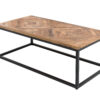 Table basse industrielle en bois