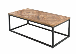 Table basse industrielle en bois