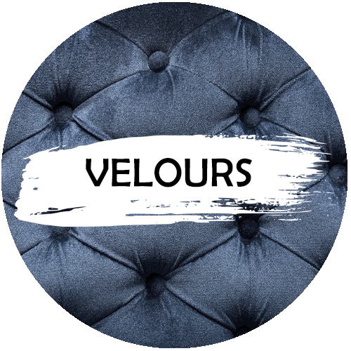 Velours bleu foncé