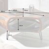 Dimensions de la table basse en bois massif