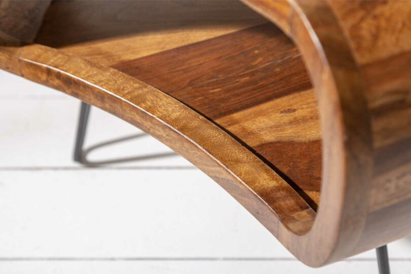 Bois de la table d'appoint naturelle