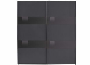Armoire dressing gris graphite